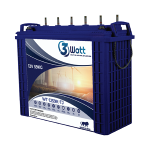 Three Watt Tall Tubular Battery 12V - 59KG
